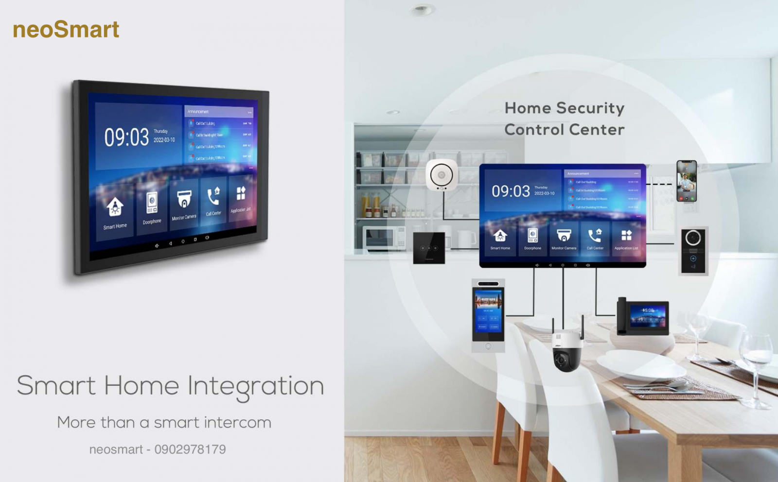 Hệ thống video intercom cho khách sạn, toà nhà, chung cư neosmart